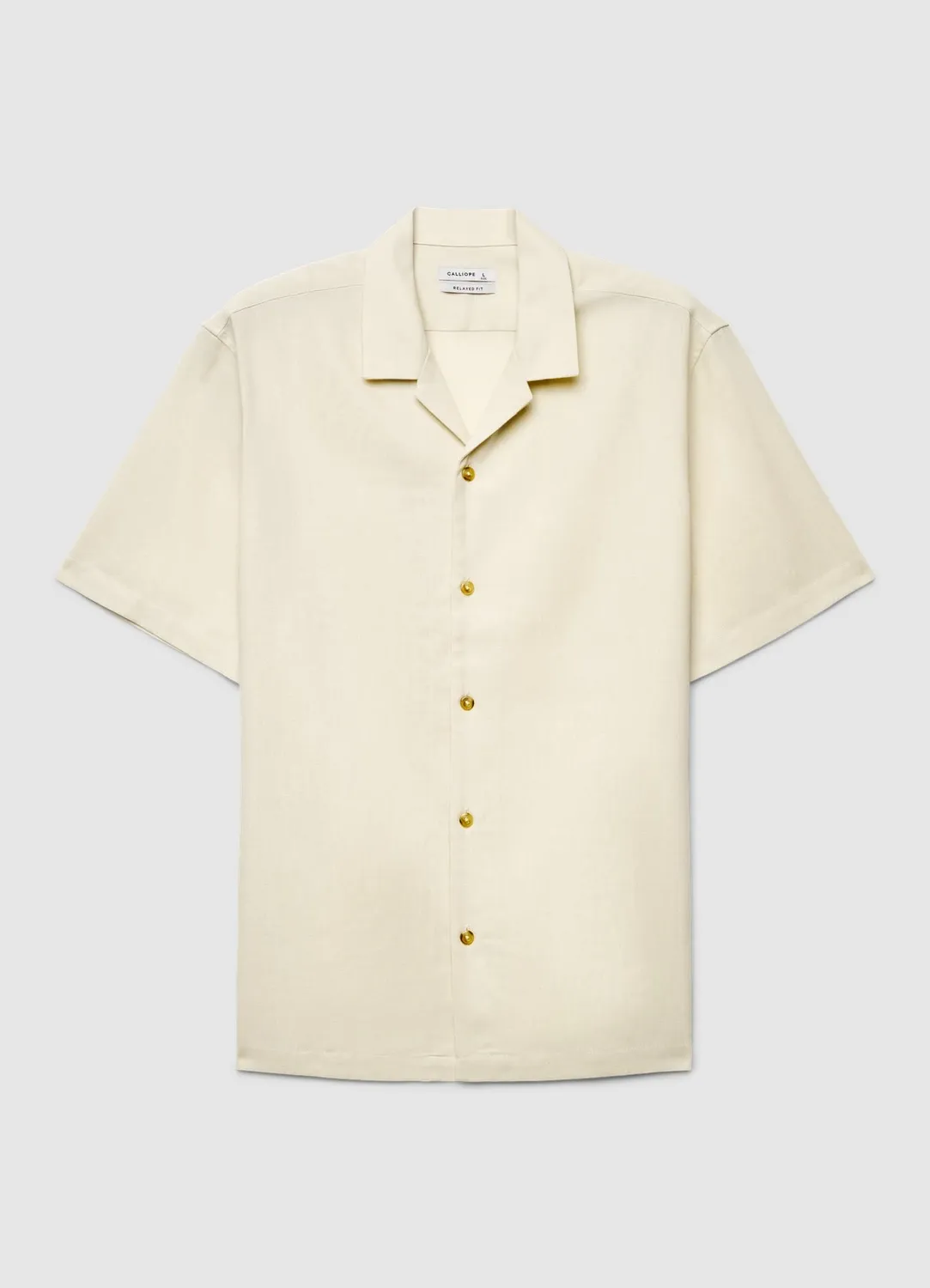 Calliope Camicia bowling chemise homme misto lino