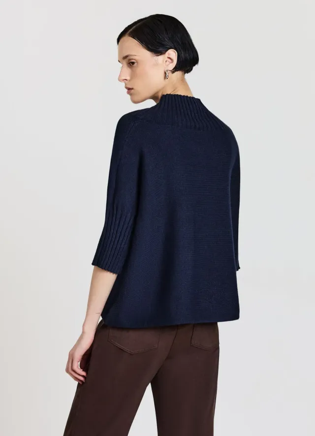 Calliope pull femme col rond manches 3/4