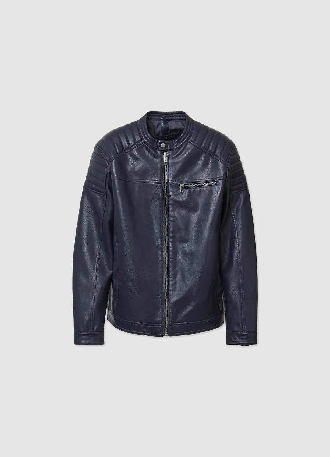 Calliope blouson biker homme simili cuir
