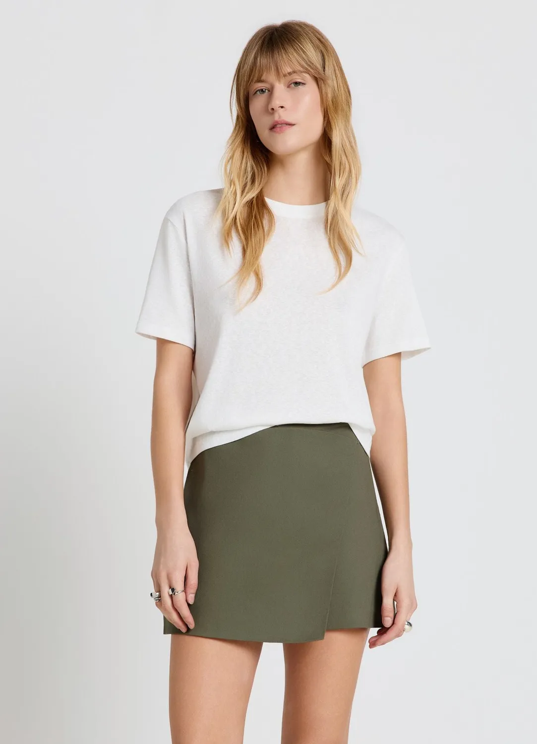 Calliope T-shirt regular t-shirt femme uni col rond