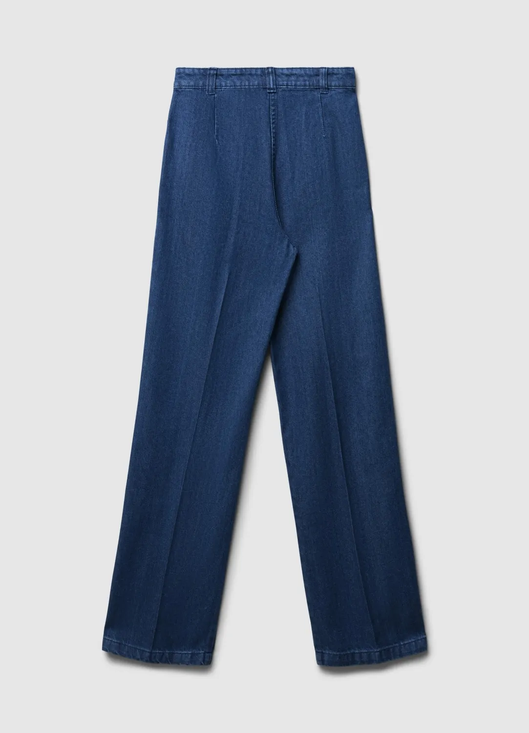 Calliope jean droit pinces femme bouton