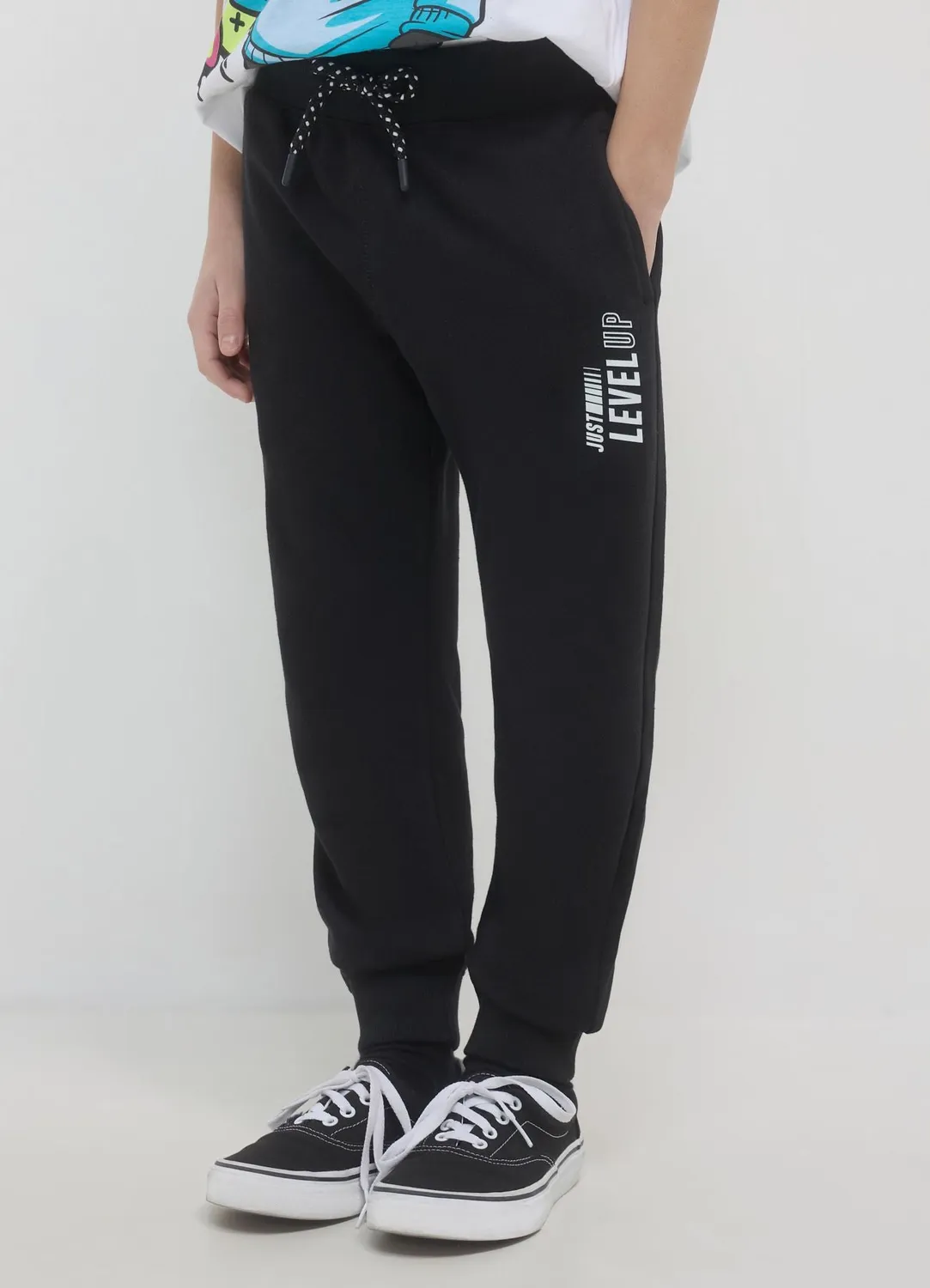 Calliope pantalon jogging garçon coton imprimé