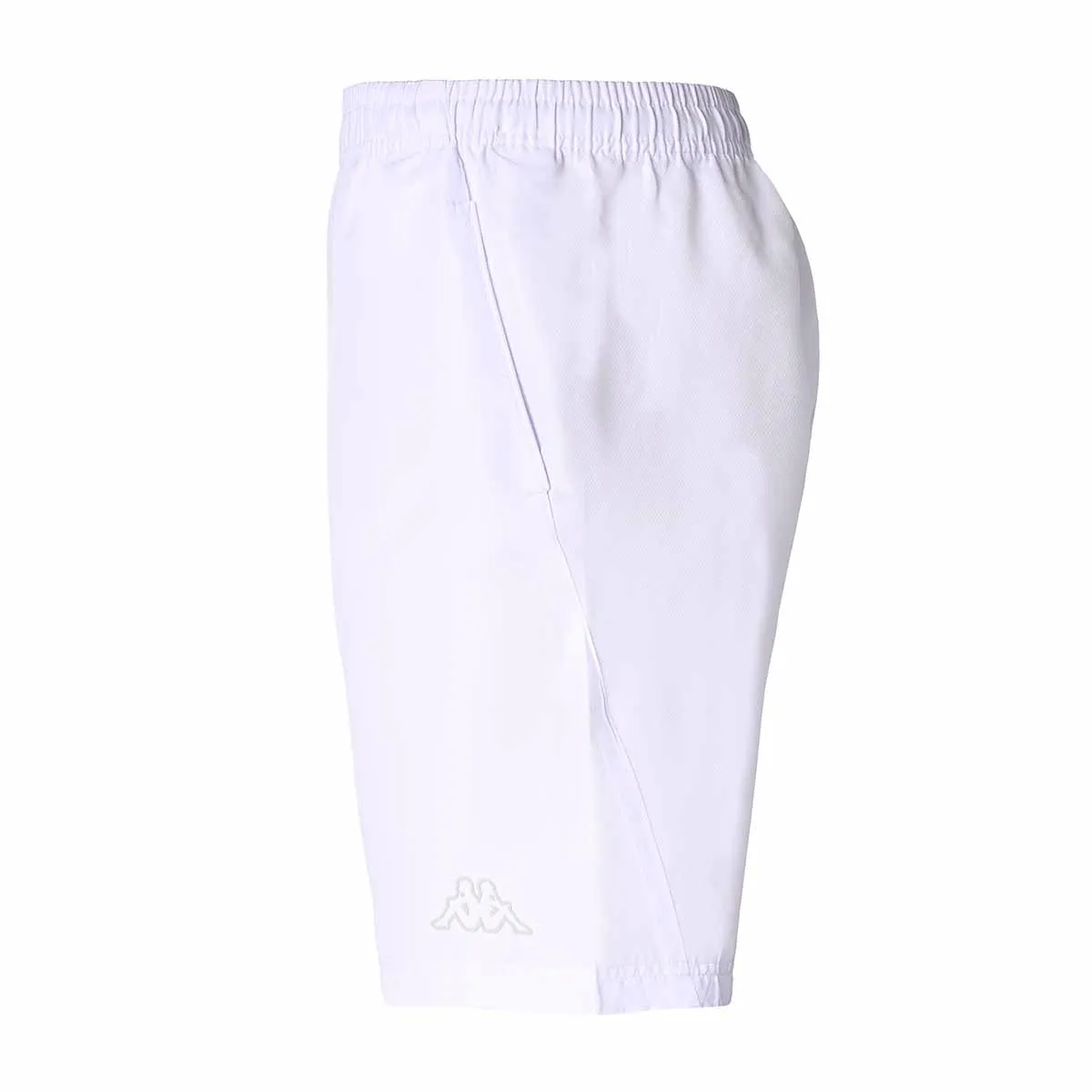 Kappa Kiamon short homme blanc coupe droite