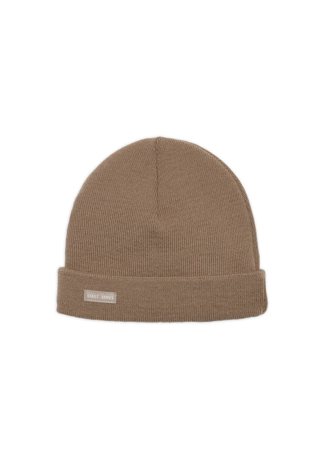 Saint James Bonnet de quart bonnet beige foncé laine