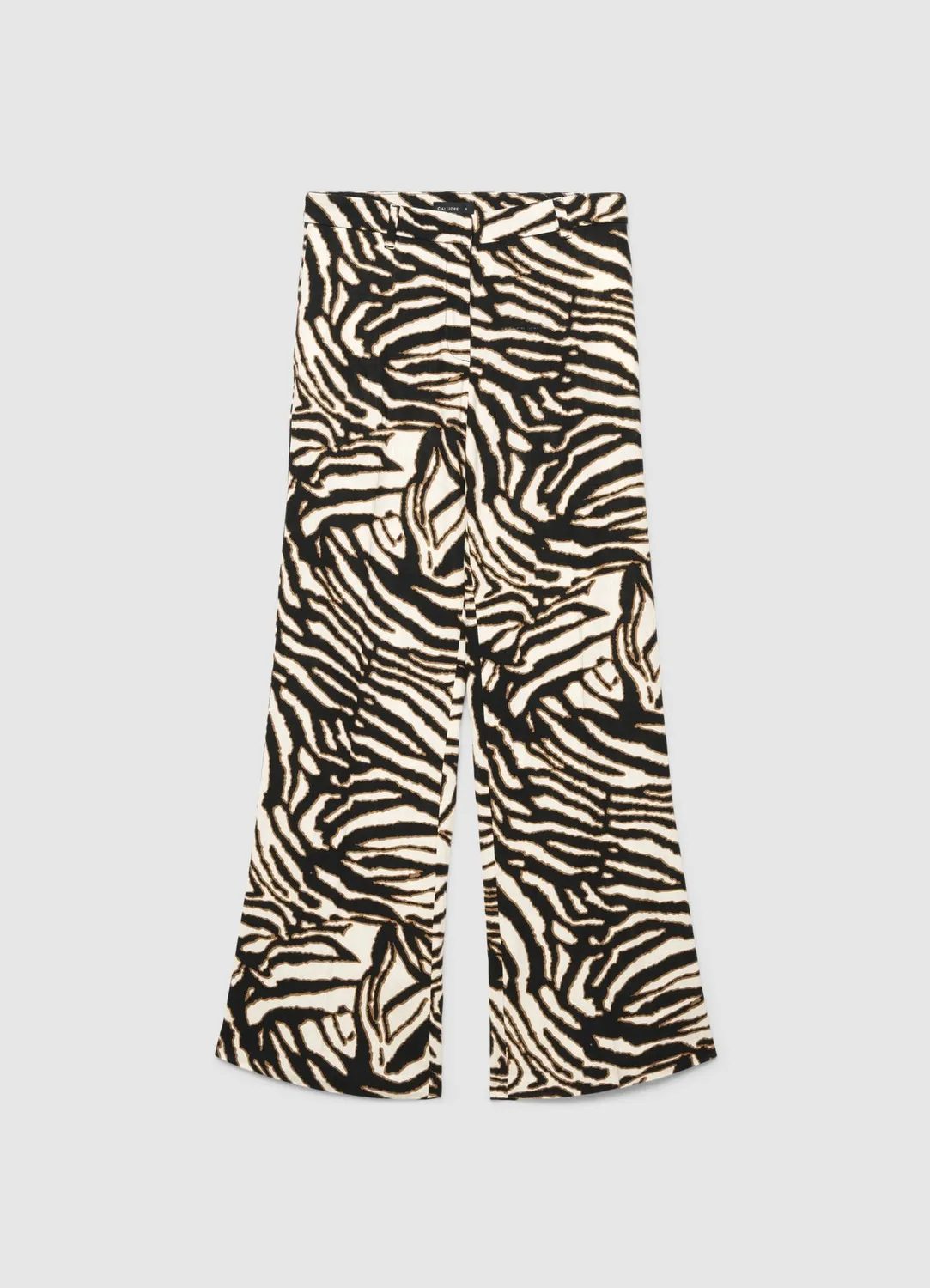 Calliope pantalon palazzo femme imprimé zèbre