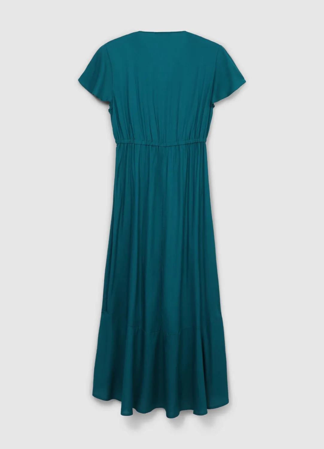 Calliope Atelier robe croisée longue à volants