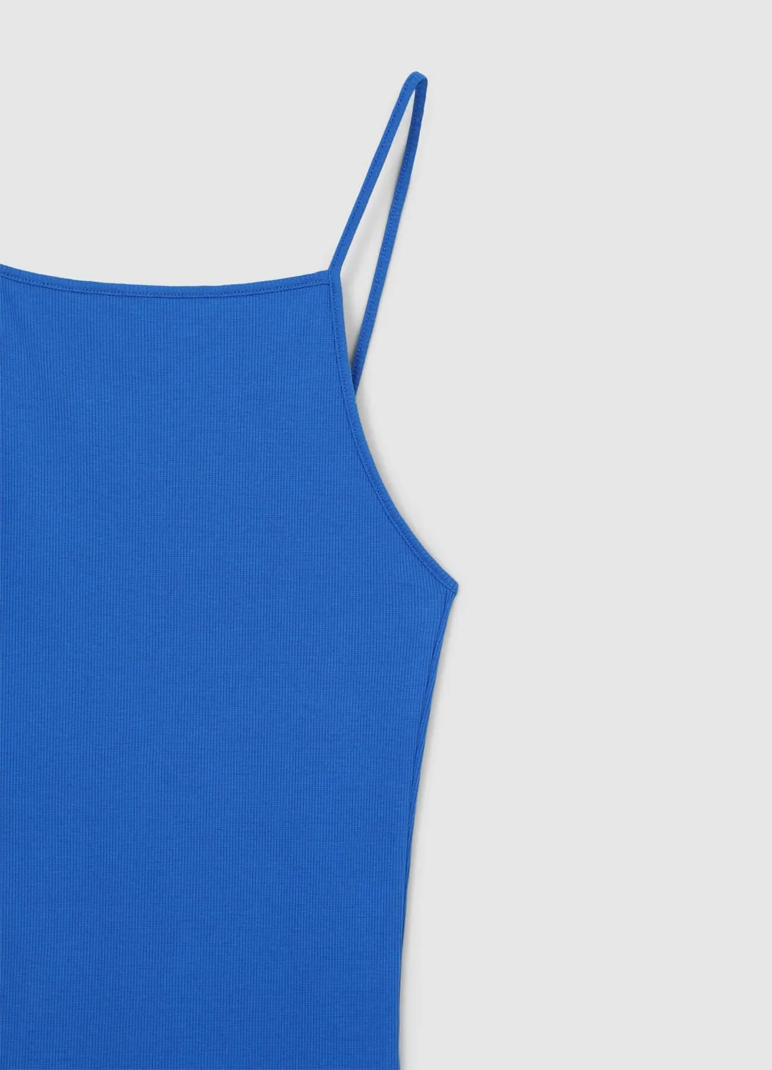 Calliope robe longue côtelée femme bretelles