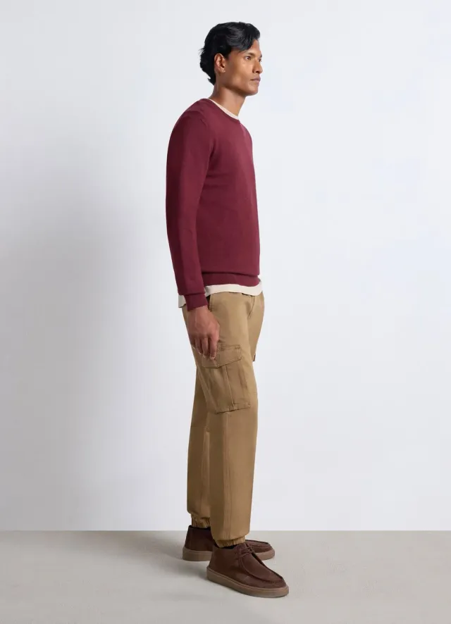 Calliope pantalon jogger cargo homme à cordon