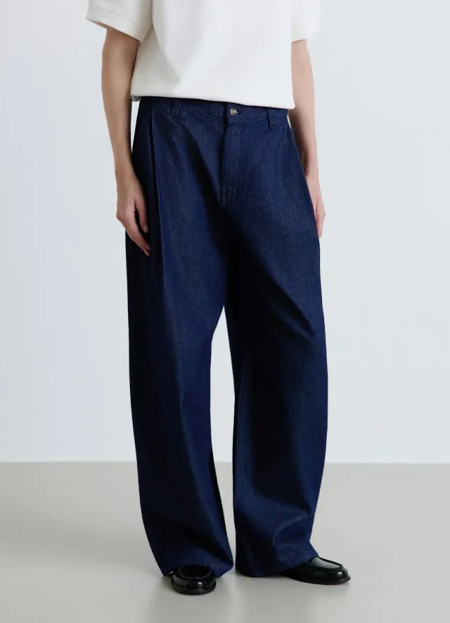 Calliope jean balloon femme pinces jambe ample
