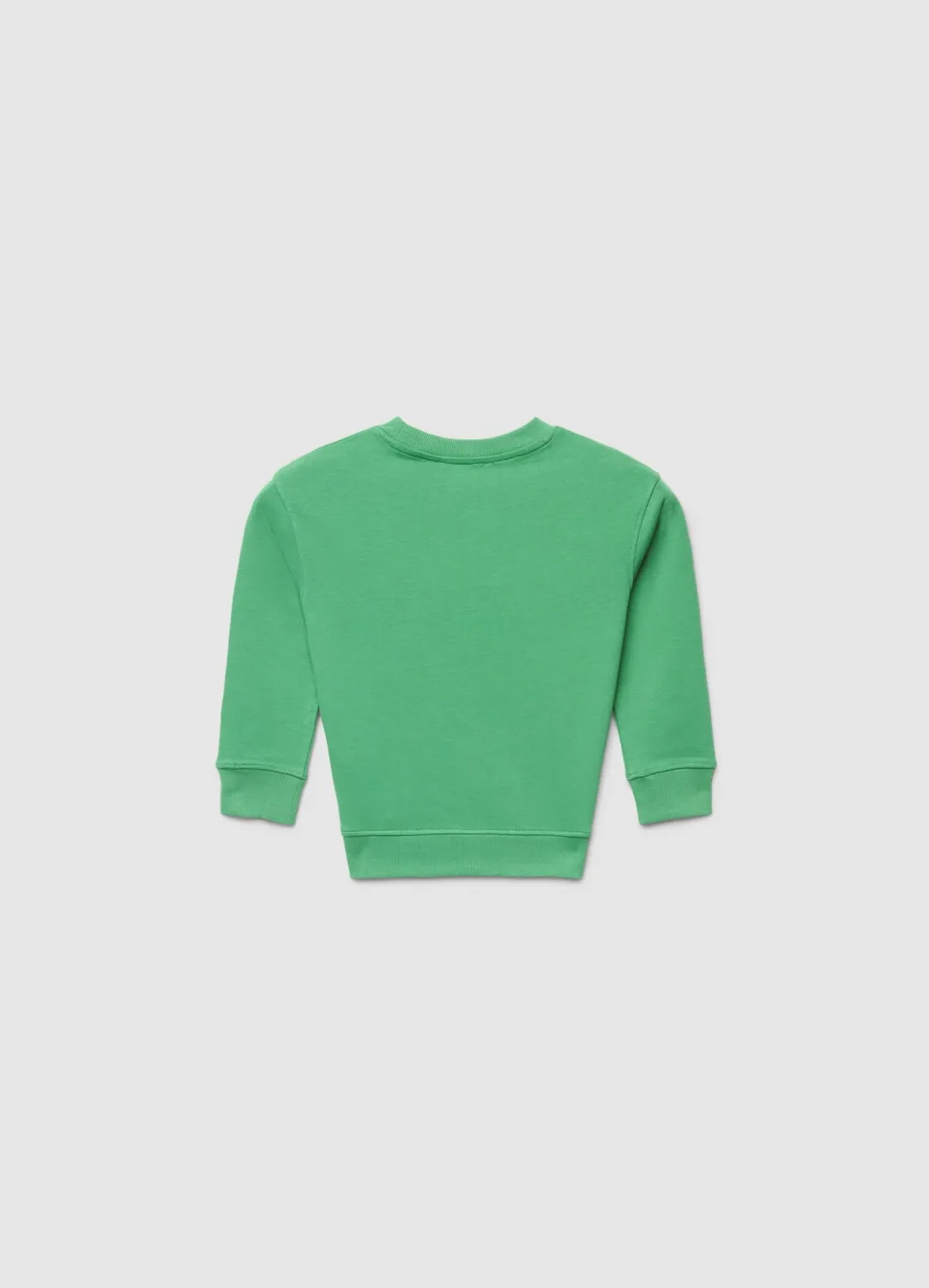 Calliope Sweat col rond garçon écriture patch