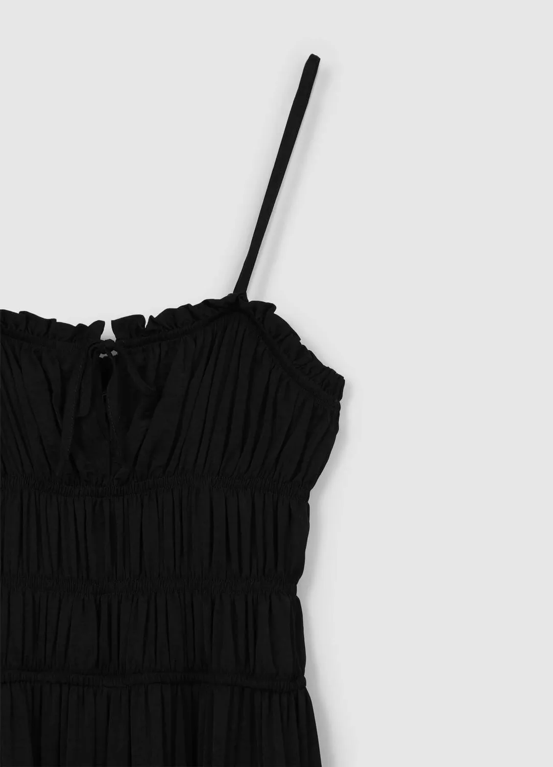 Calliope smock robe longue femme bretelles