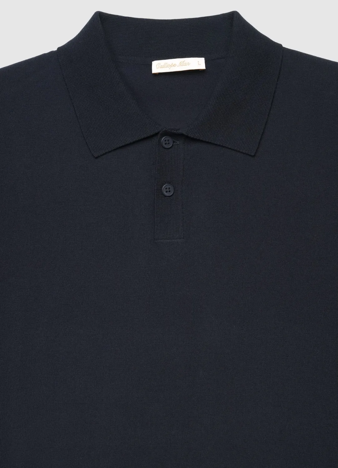 Calliope polo uni homme manches courtes