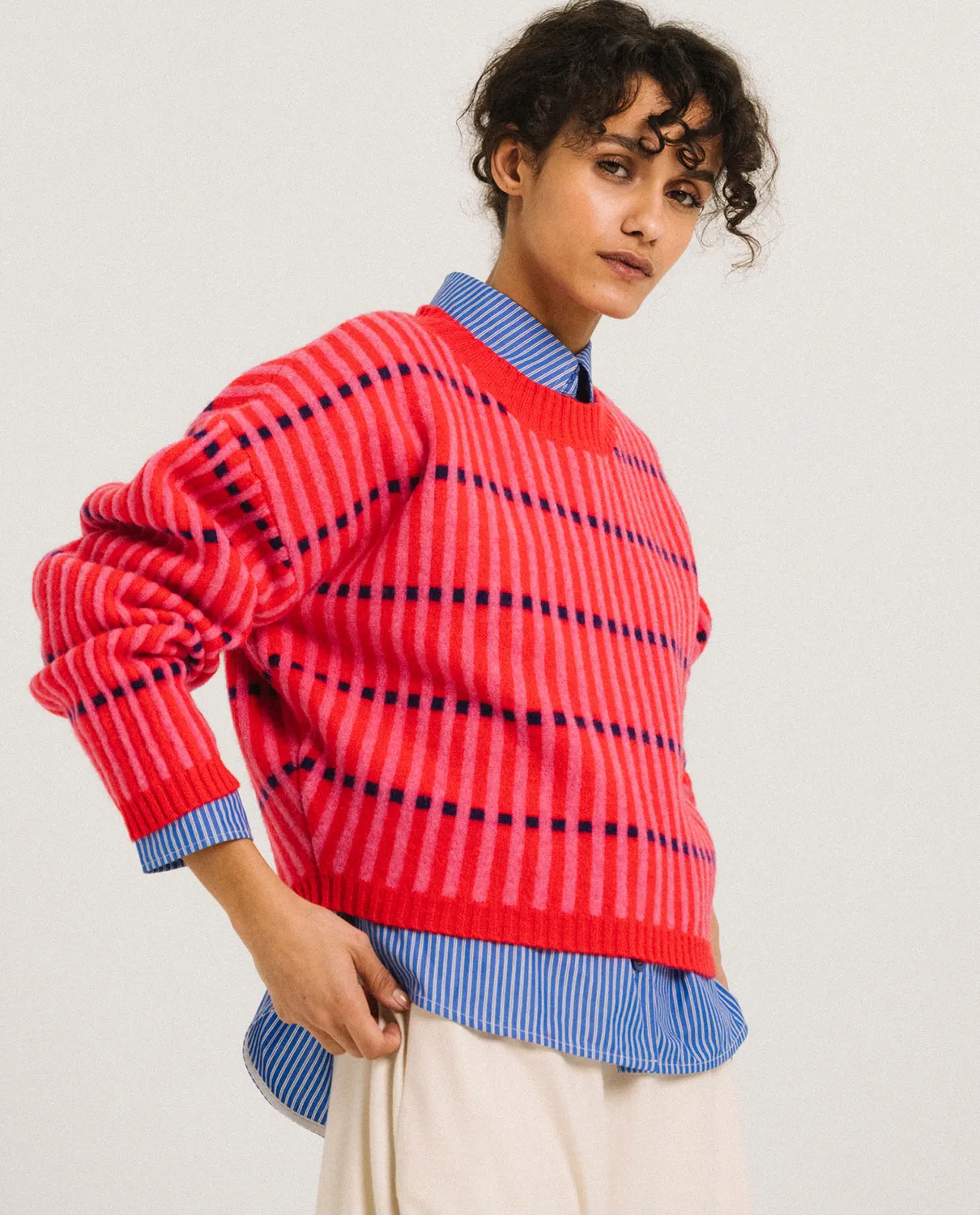 Tinsels Freddy pull Poppy laine mérinos