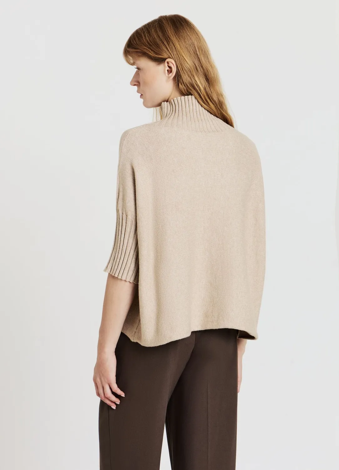 Calliope pull col cratère manches 3/4 taille S