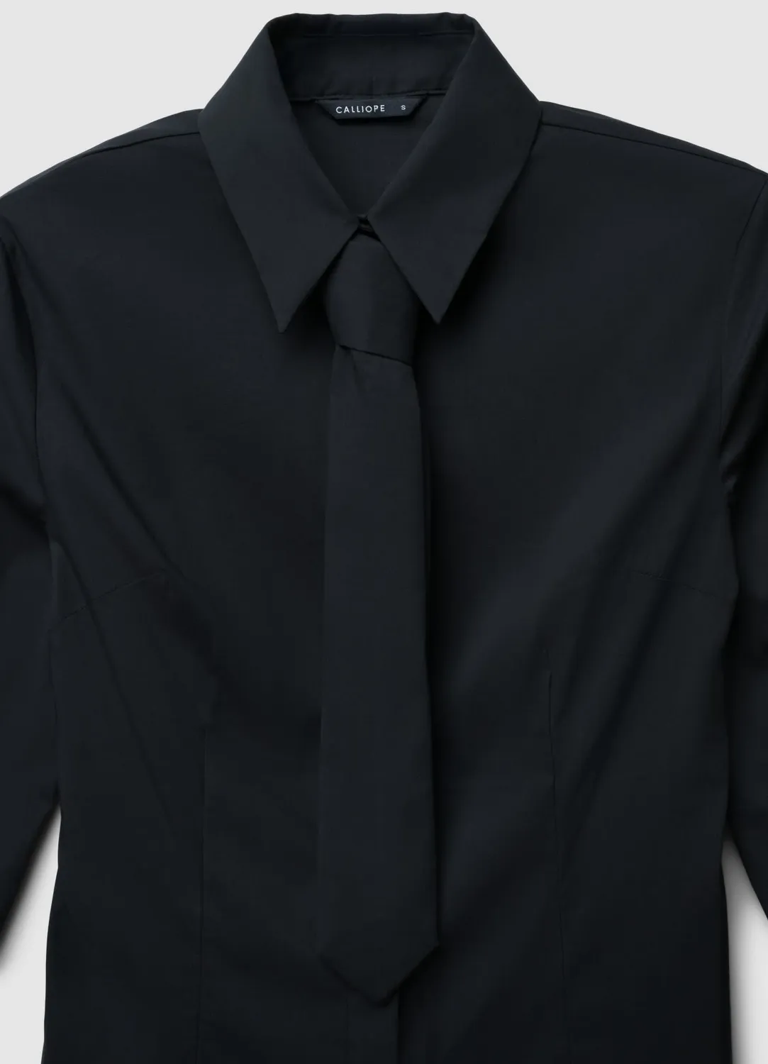 Calliope Chemise slim femme coton à cravate