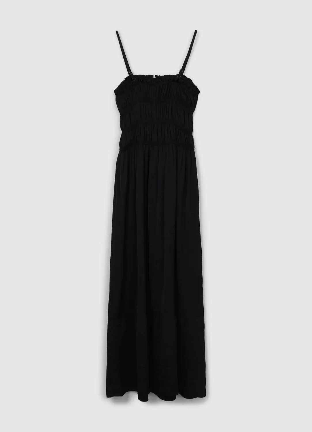 Calliope smock robe longue femme bretelles