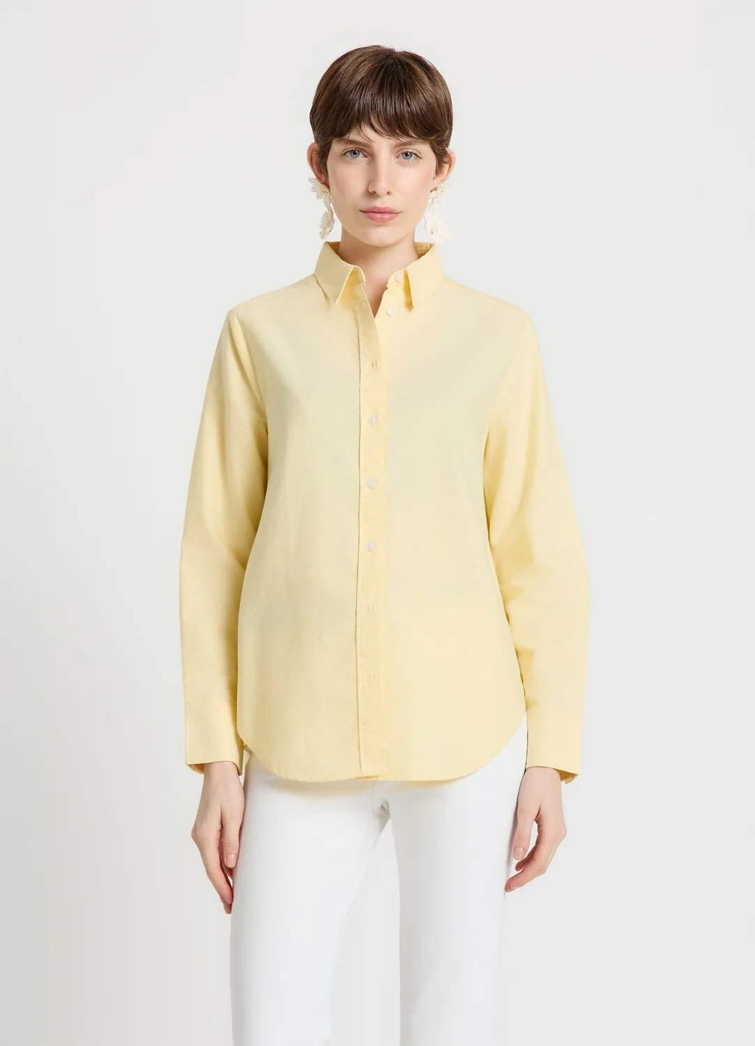 Calliope chemise oxford femme coton col classique