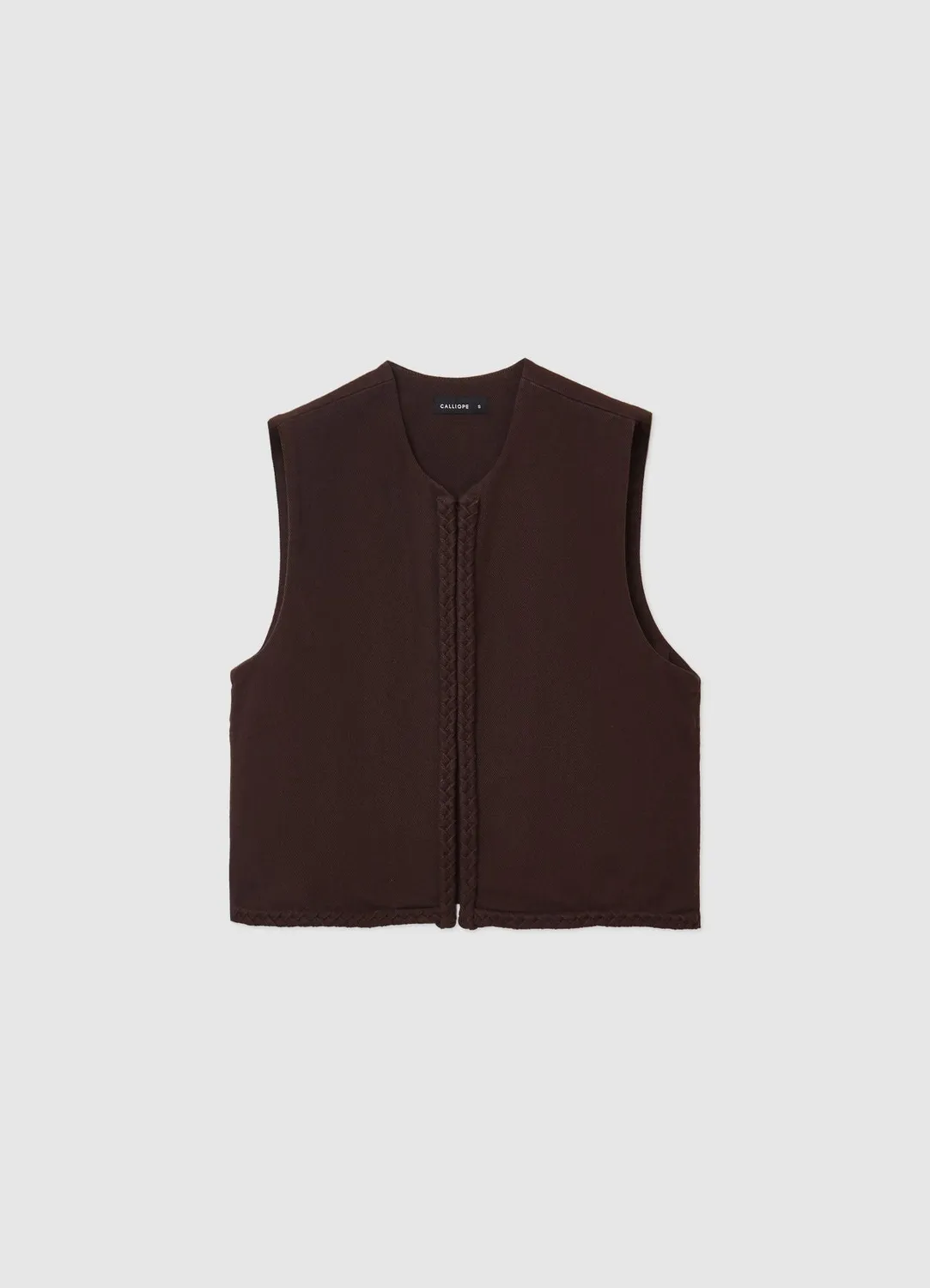 Calliope gilet col V femme sans manches