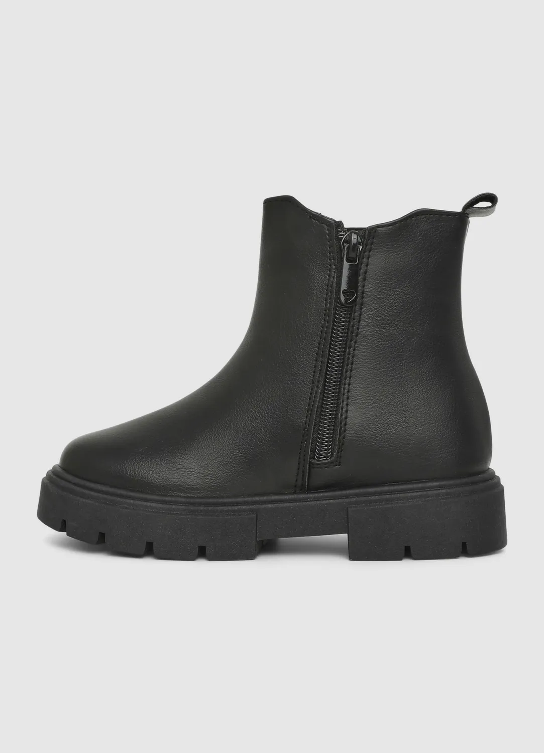 Calliope Zip Latérale bottines fille semelle crantée