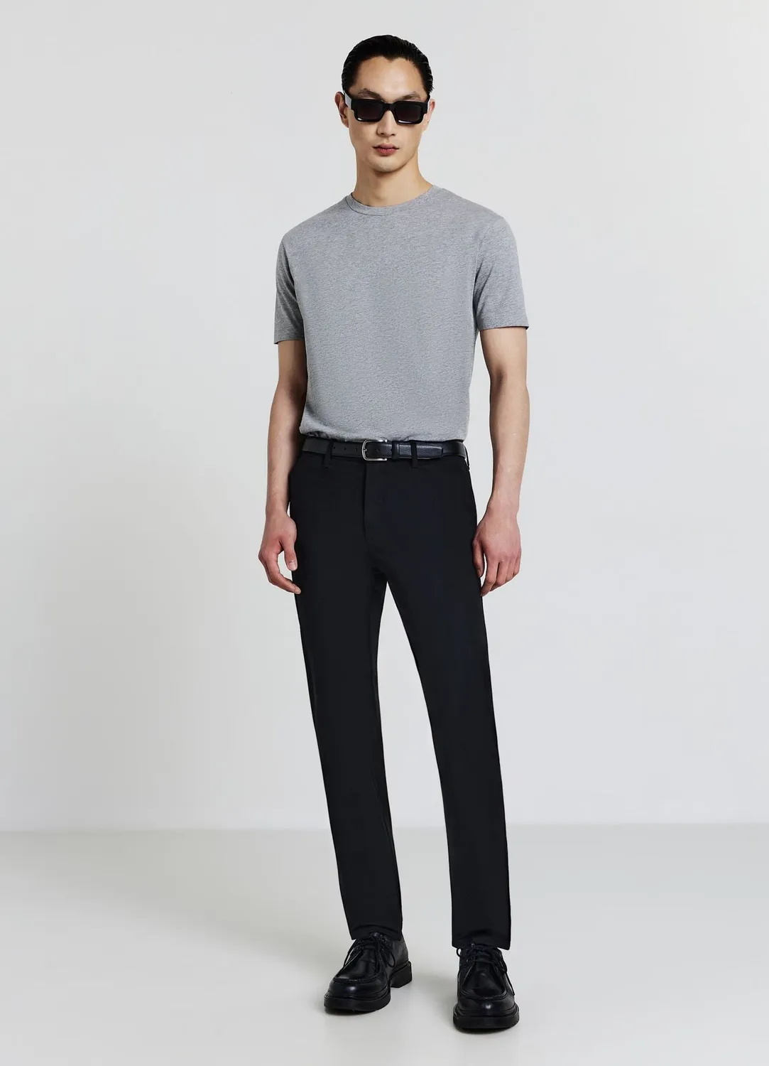 Calliope T-shirt homme col rond coton uni