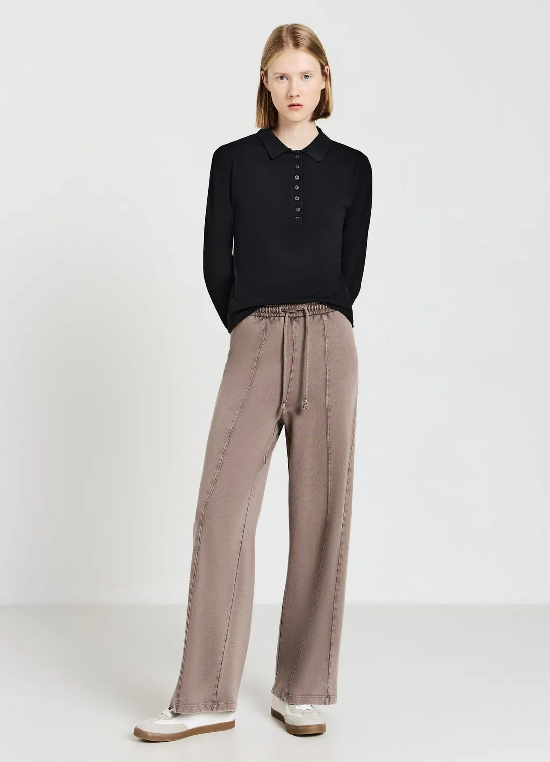 Calliope pantalon jogging femme palazzo cordon