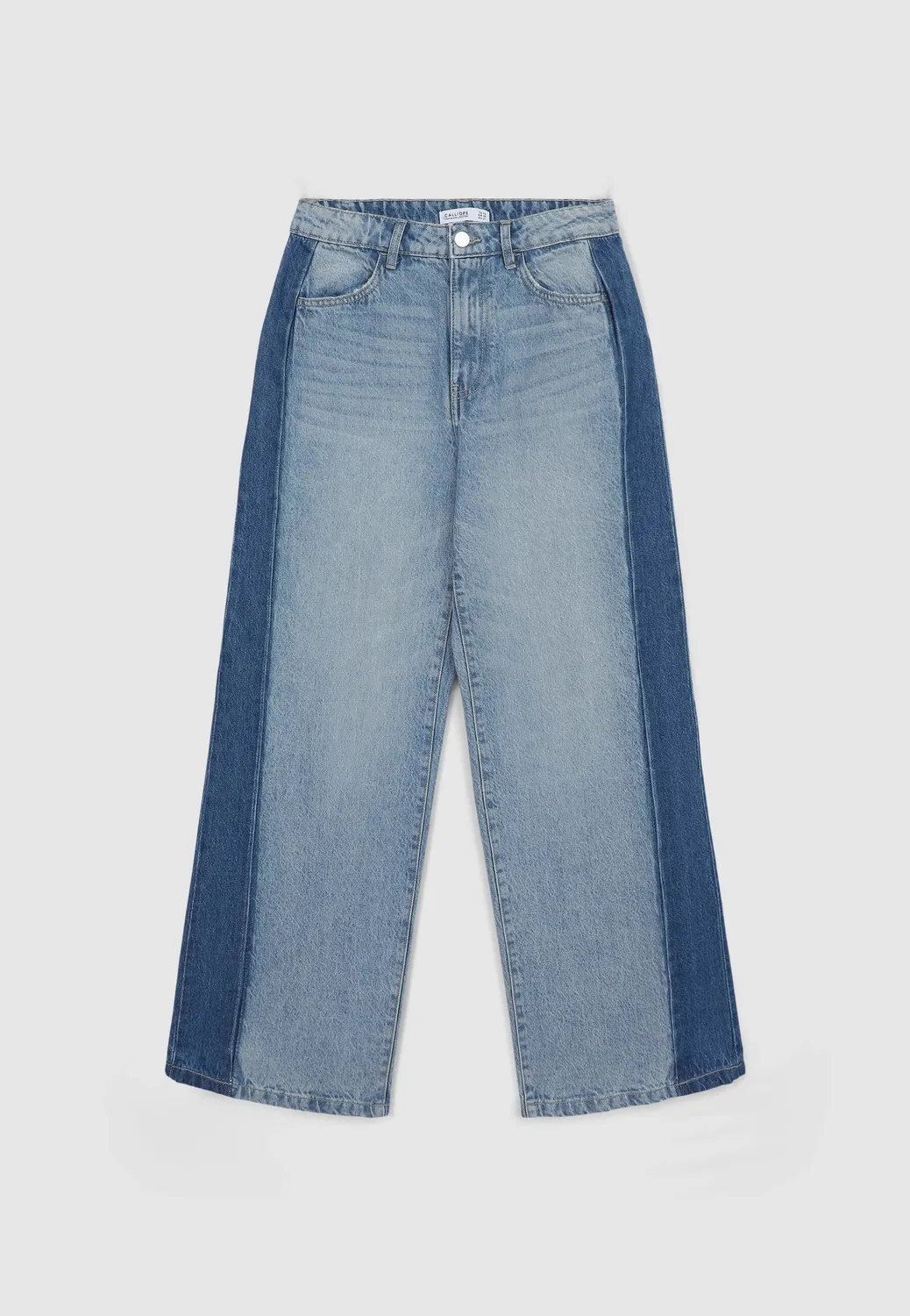 Calliope Jean femme super wide leg bande latérale