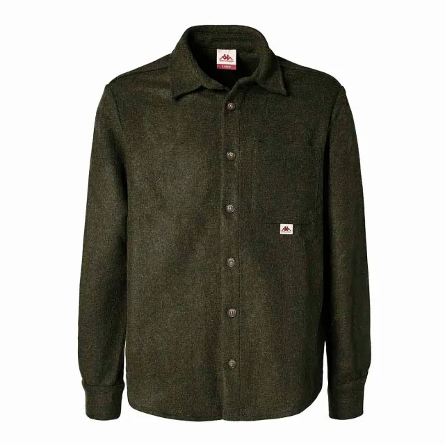 Robe di Kappa Bunda chemise vert kaki laine homme