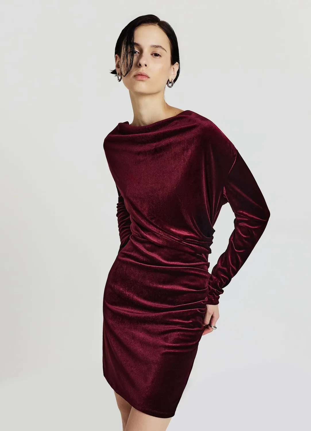 Calliope Atelier robe courte femme chenille