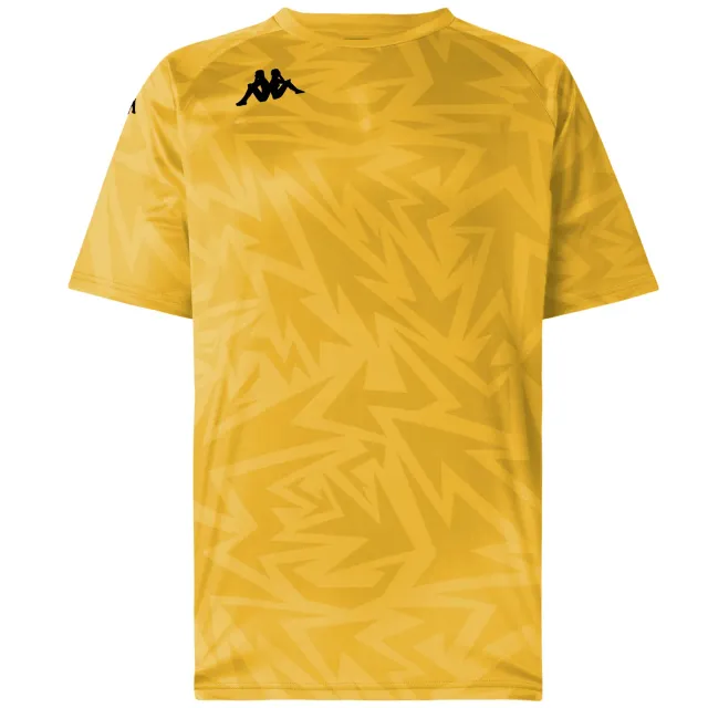 Robe di Kappa Favero maillot foot enfant jaune polyester