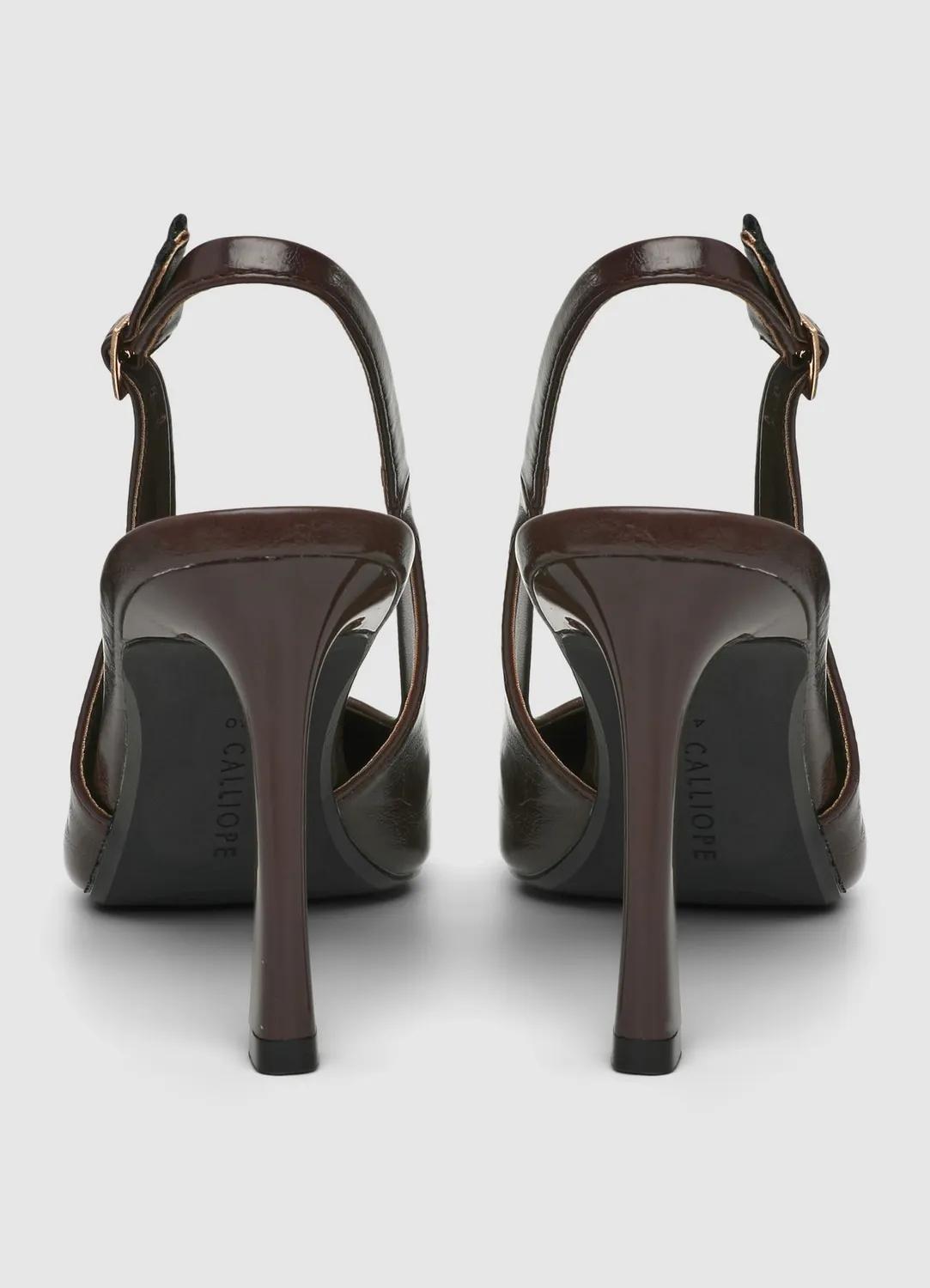 Calliope escarpins slingback talon haut pointus femme