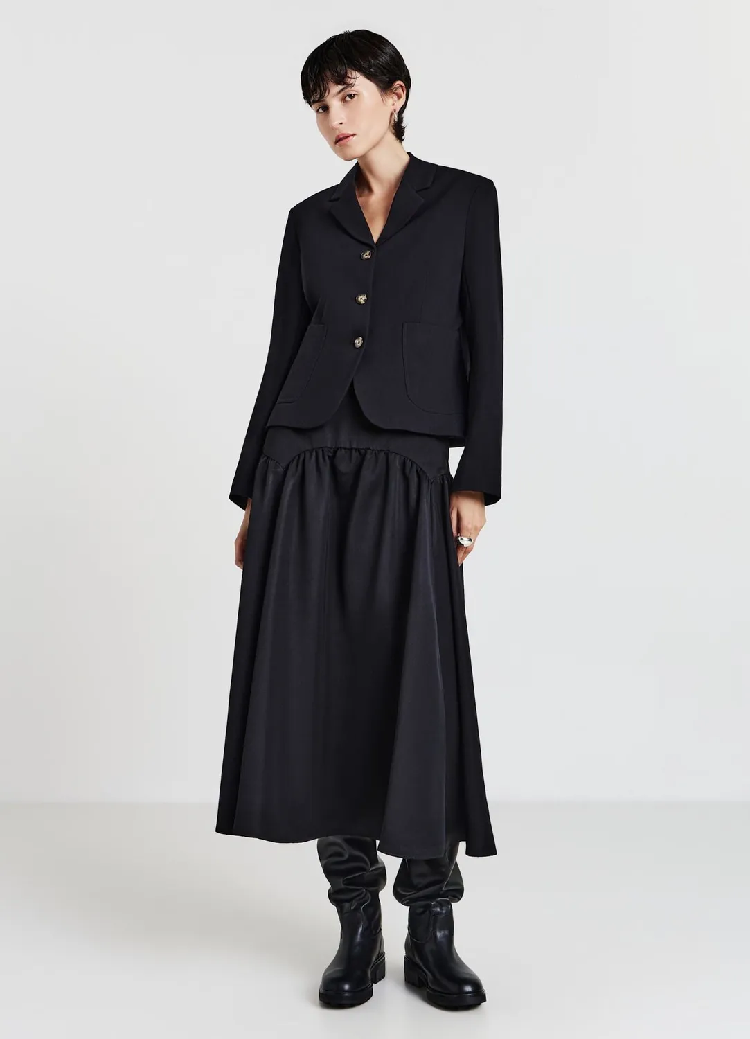 Calliope veste poches plaquées femme boutons