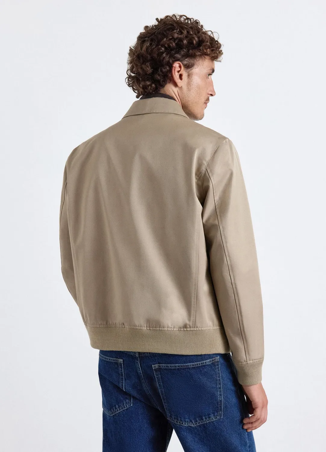 Calliope bomber zip col classique blouson uni