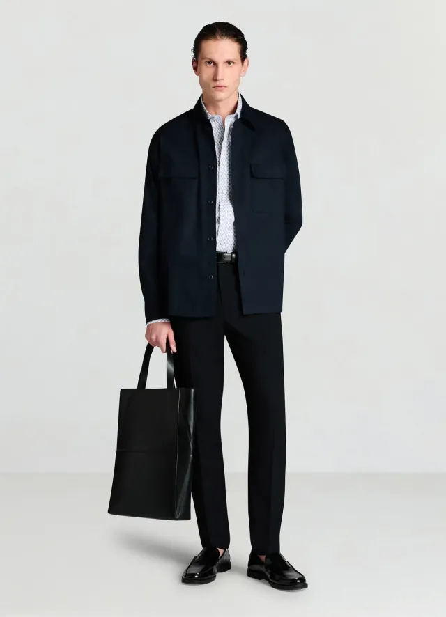 Calliope chemise homme à poches manches longues