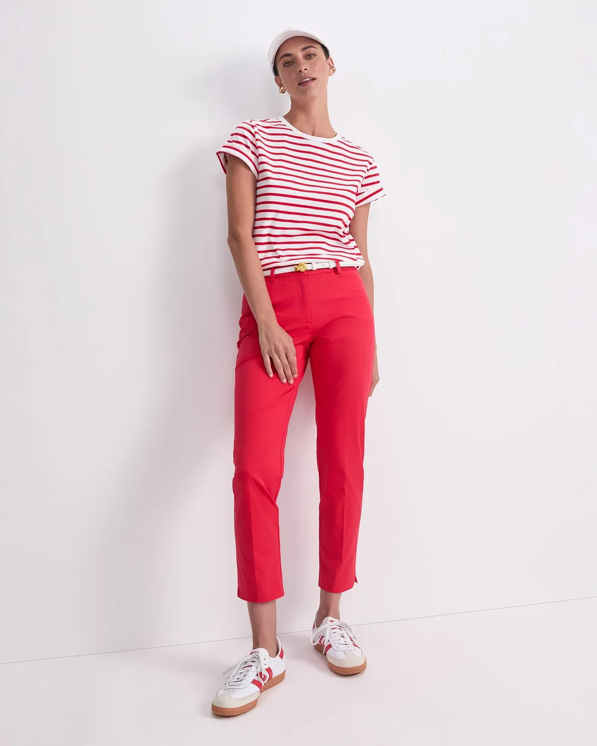 Sportscraft Karly Stripe Tee t-shirt coton rayé col rond femme