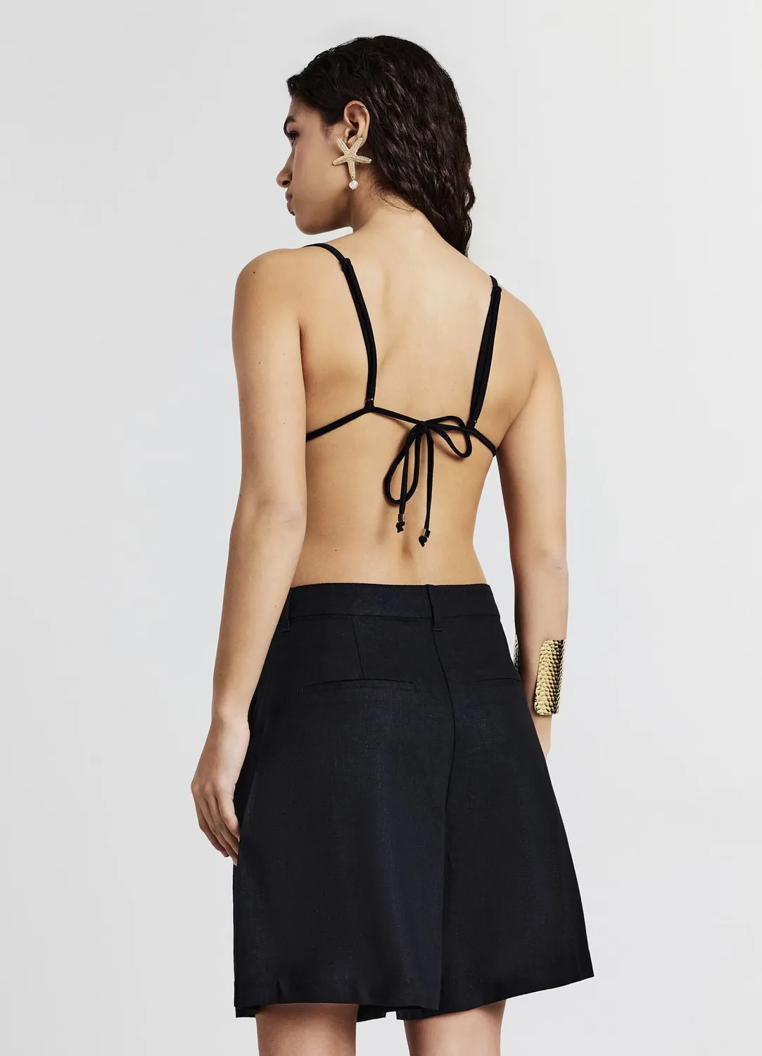 Calliope bermuda uni femme coupe classique