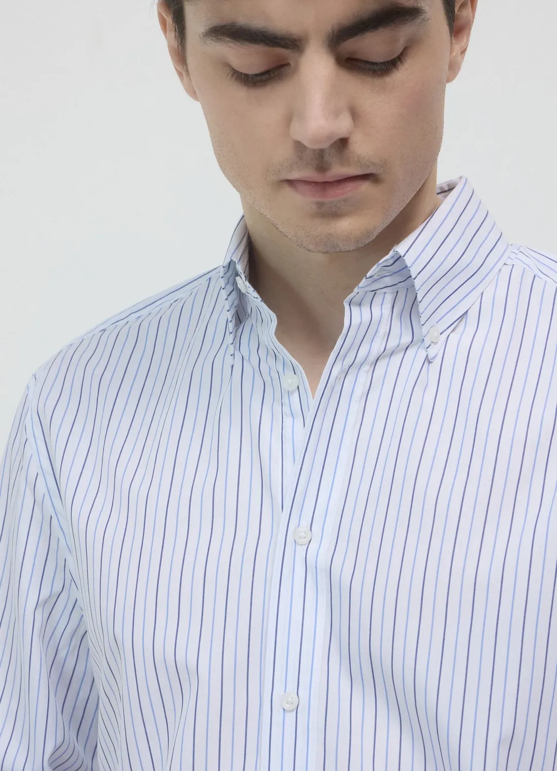Calliope chemise rayures coton homme