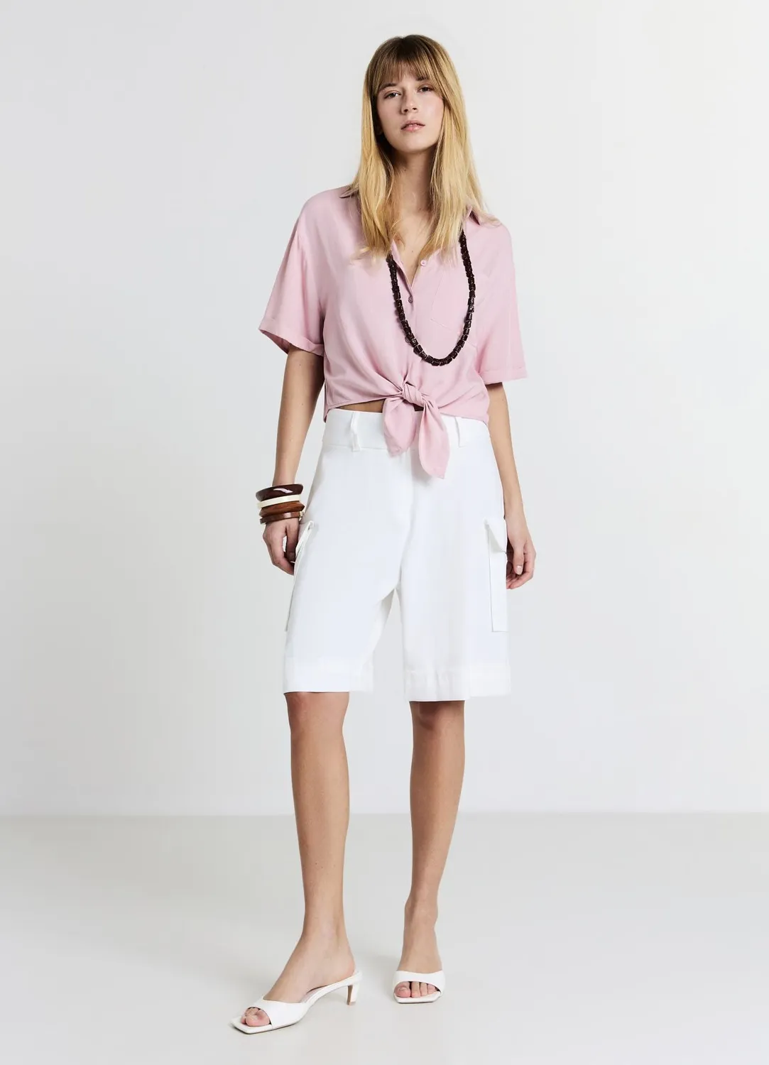 Calliope bermuda cargo femme poches latérales