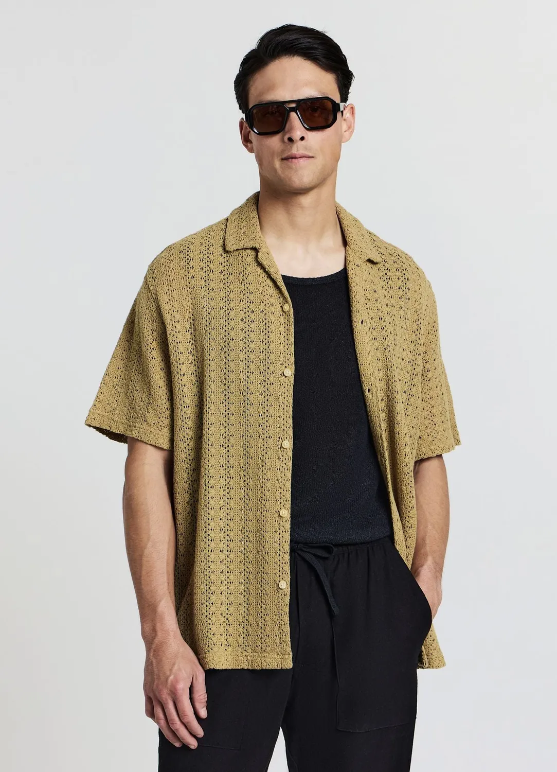 Calliope croquet bowling chemise homme manches courtes