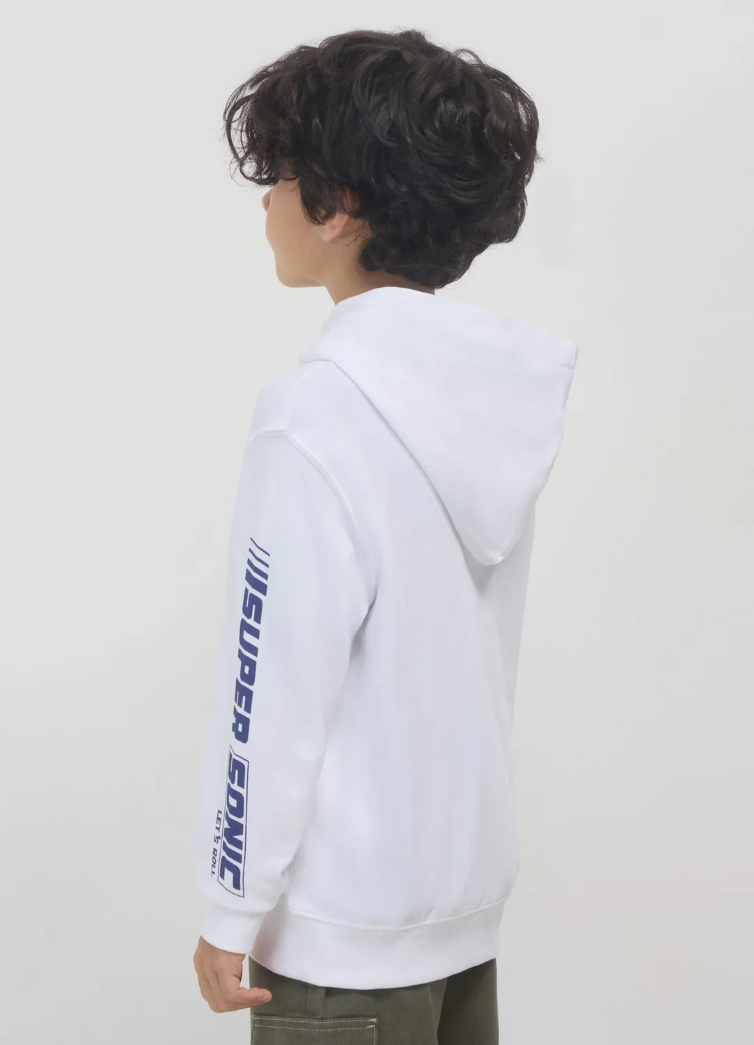 Calliope Sweat capuche Sonic garçon coton regular
