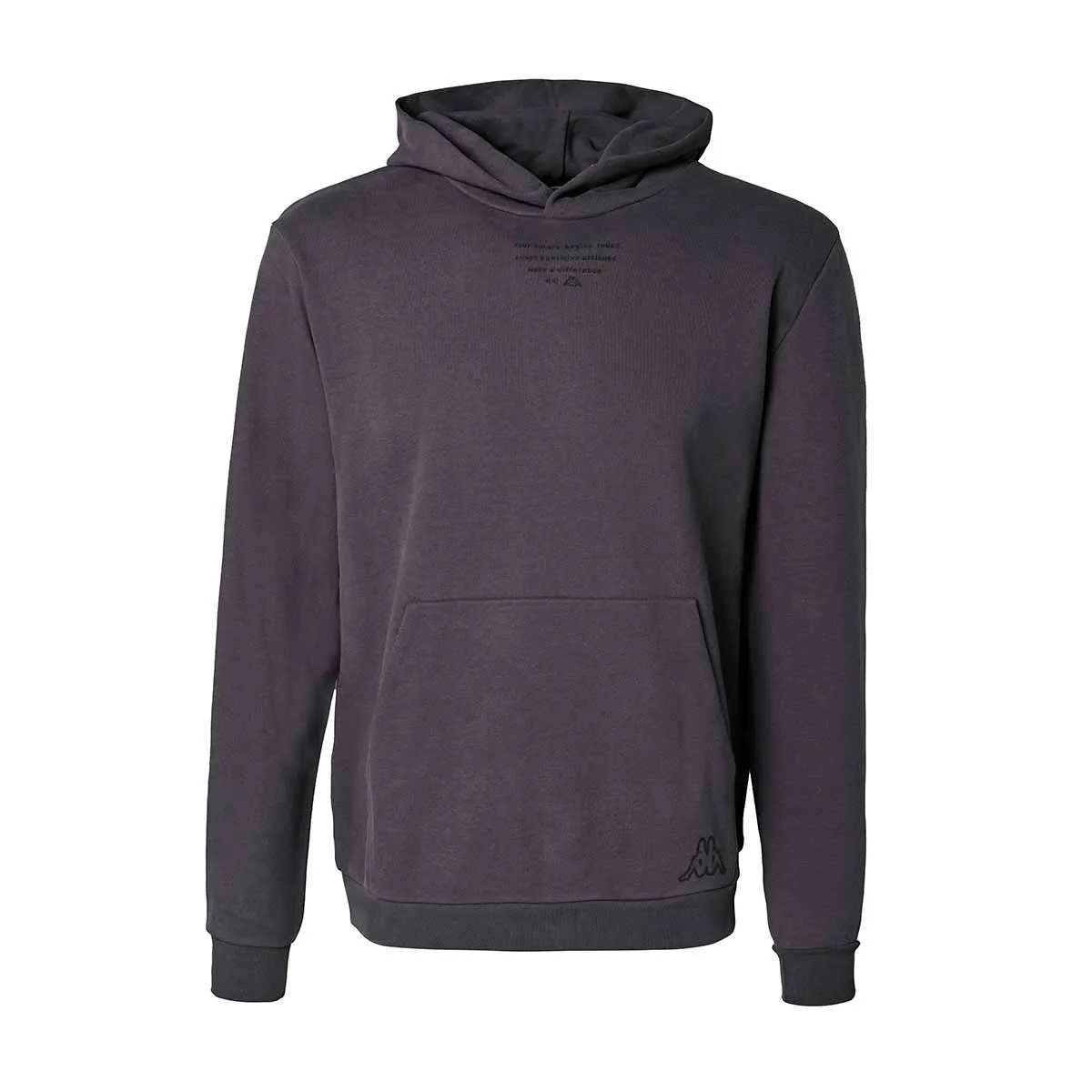 Robe di Kappa Faetano hoodie homme gris coton bio
