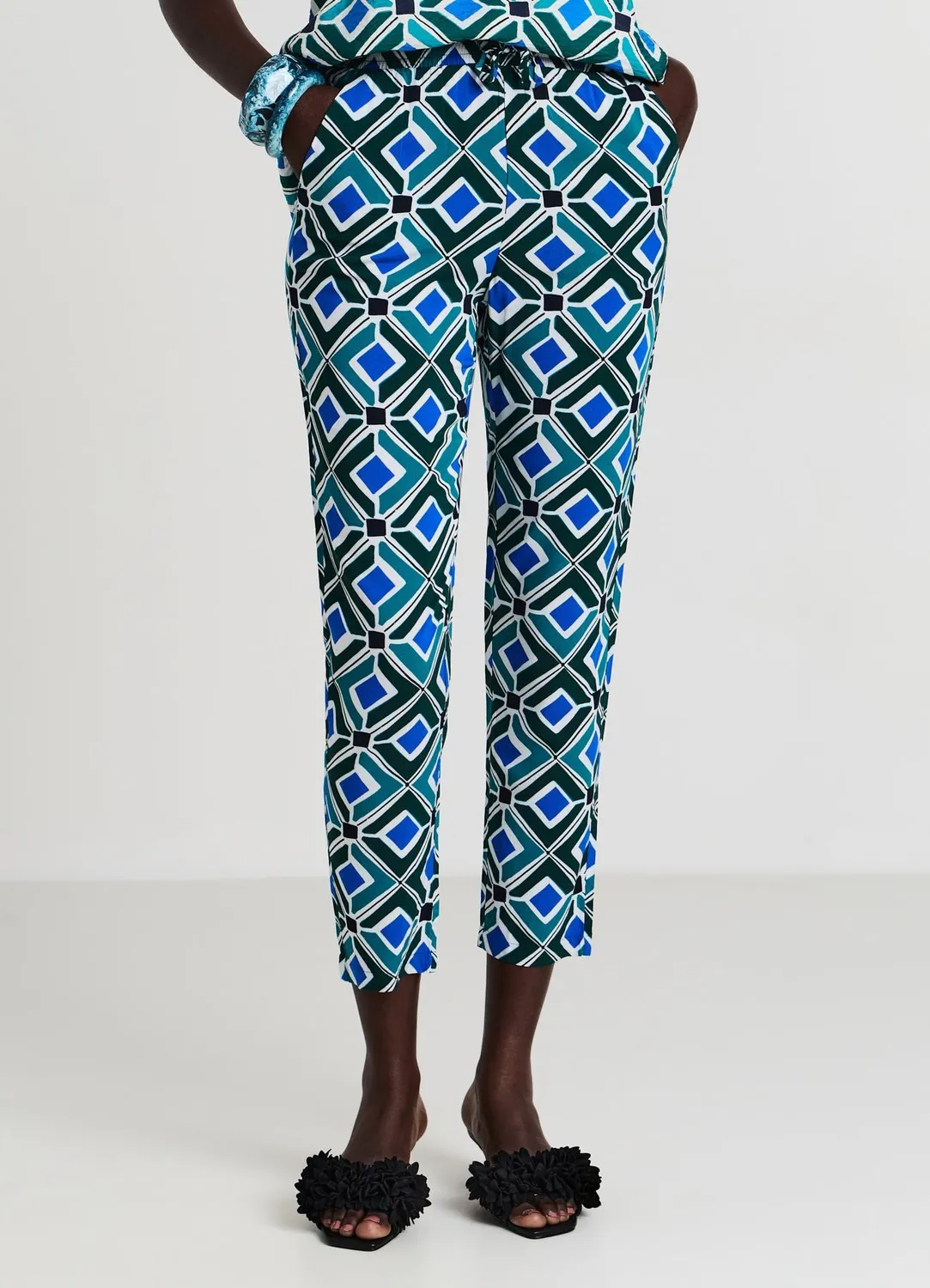 Calliope pantalon fantaisie femme à motif