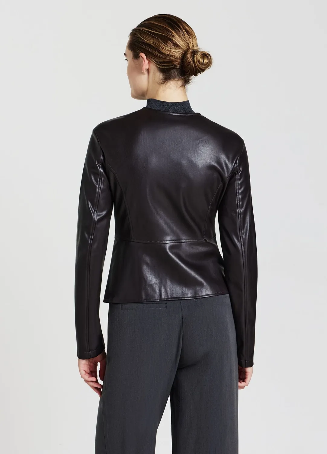 Calliope Perfecto effet cuir femme zippé