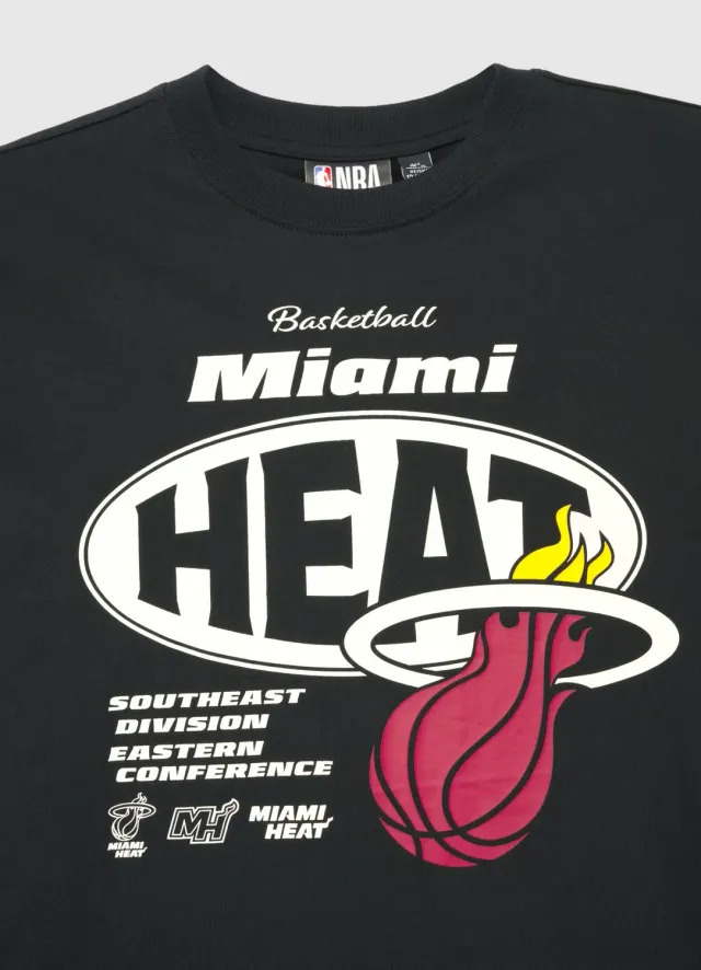 Calliope T-shirt enfant manches longues Miami Heat imprimé