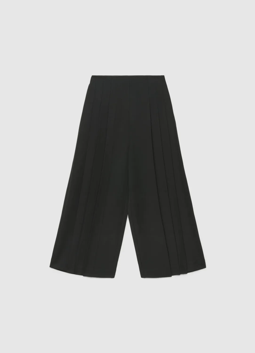 Calliope Pantalon culotte plissé taille haute femme