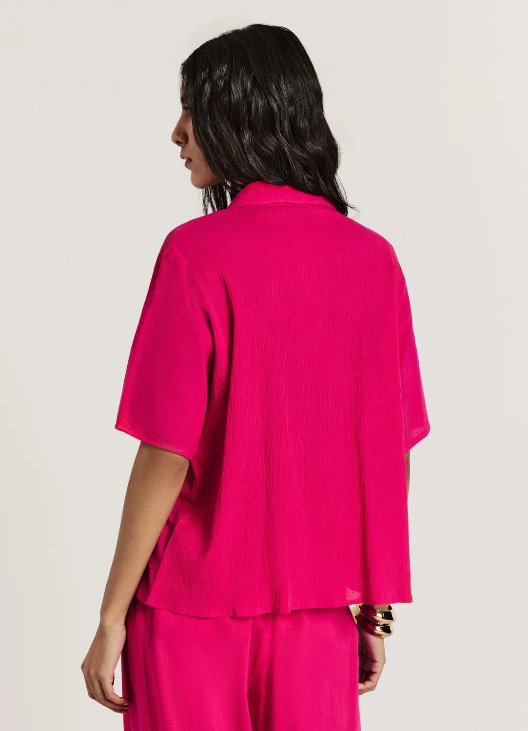 Calliope chemise femme coton manches courtes regular