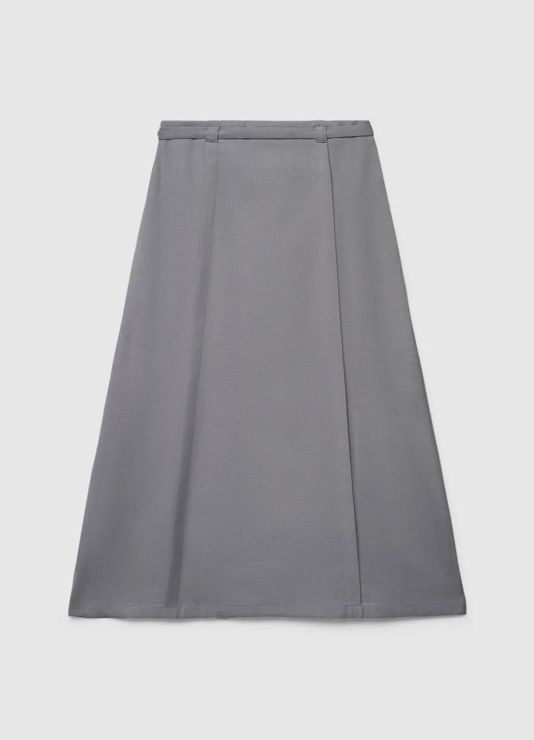 Calliope jupe midi femme fente avant ceinture