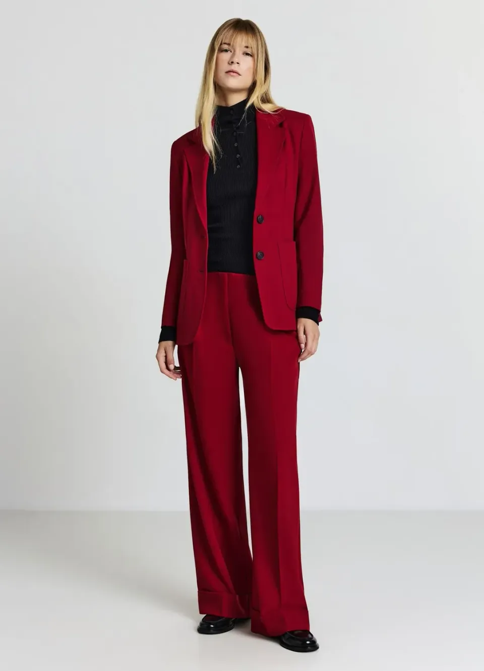 Calliope Veste tailleur 2 boutons femme unie