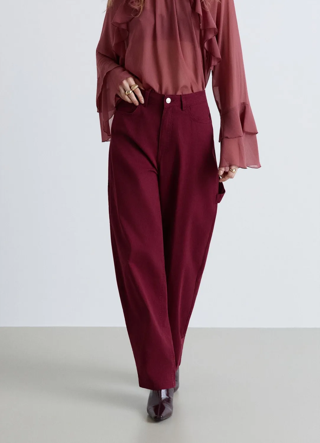 Calliope pantalon balloon worker uni femme