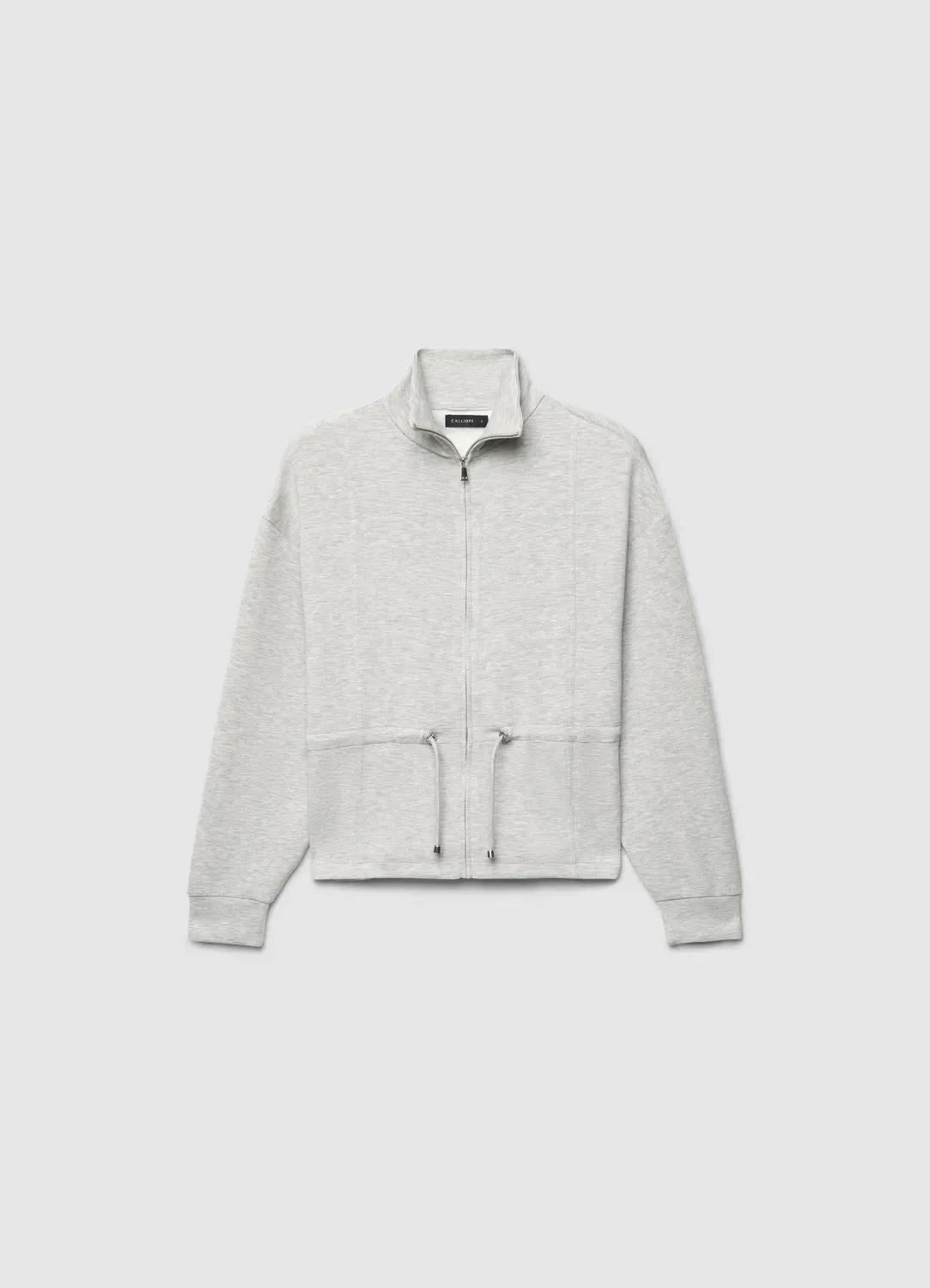 Calliope Sweat femme zippé col montant uni