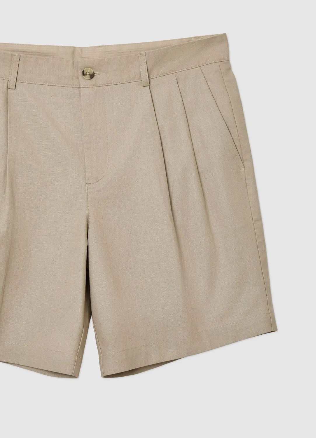 Calliope bermuda pinces homme uni regular